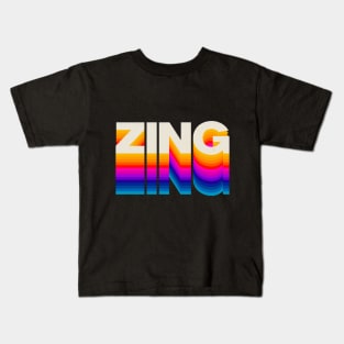 4 Letter Words - ZING Kids T-Shirt